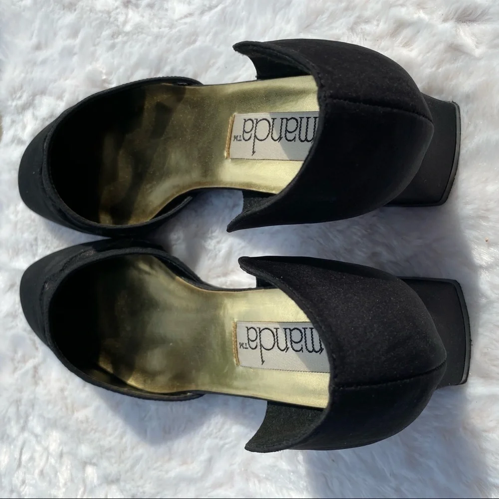 New Amanda Black Shoe Size 7 1/2 W